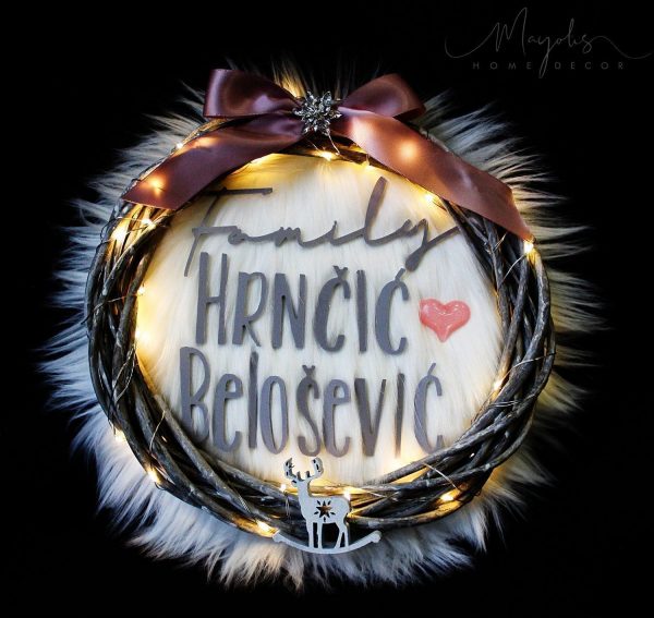 FLUFFY VIJENAC ZA VRATA (28CM)