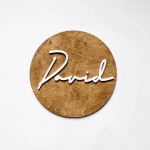 Drveni krug natpisi - KROOG™ S - 30cm