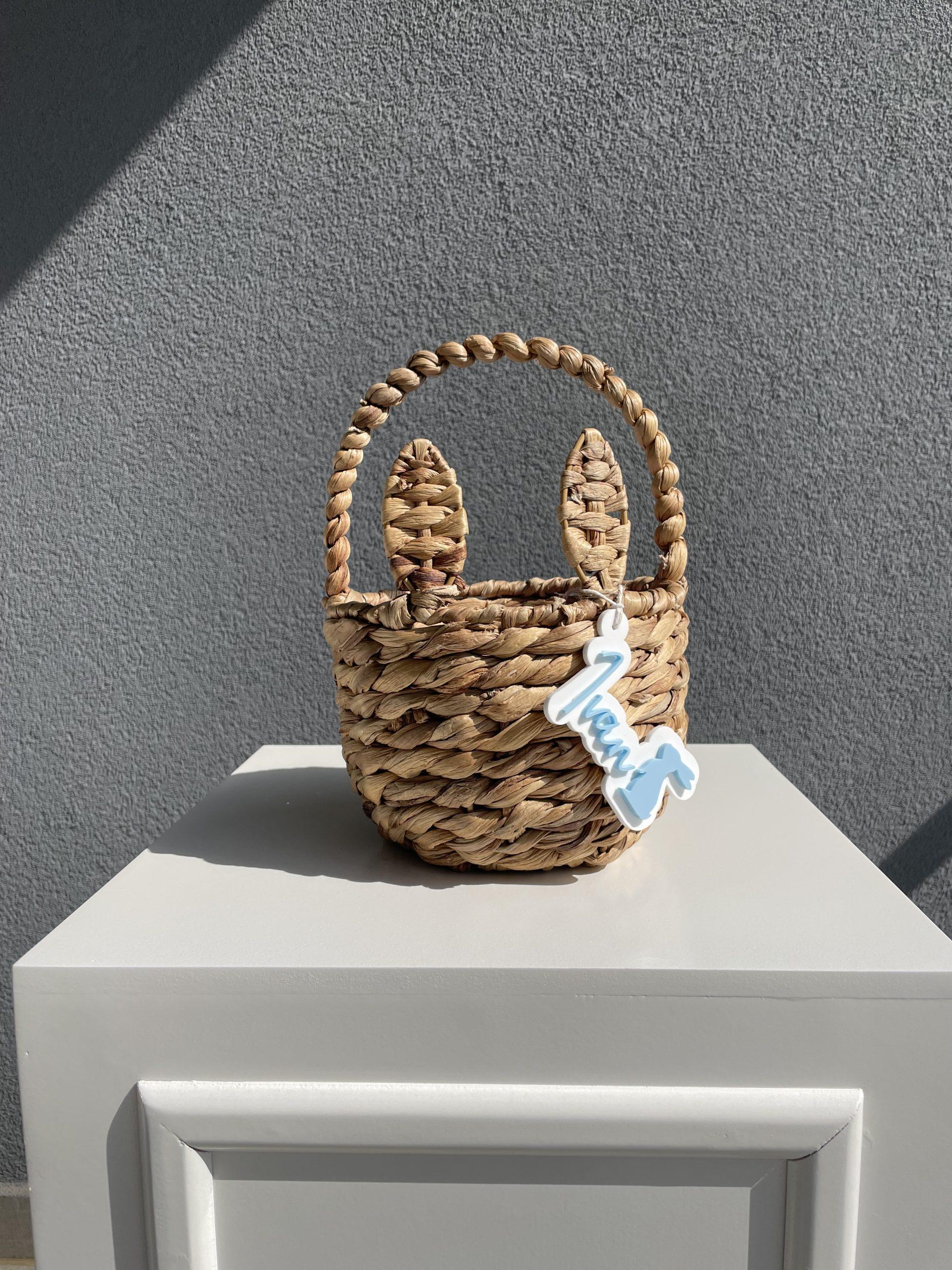OZNAKE ZA KOŠARICE od drveta (bijela)
